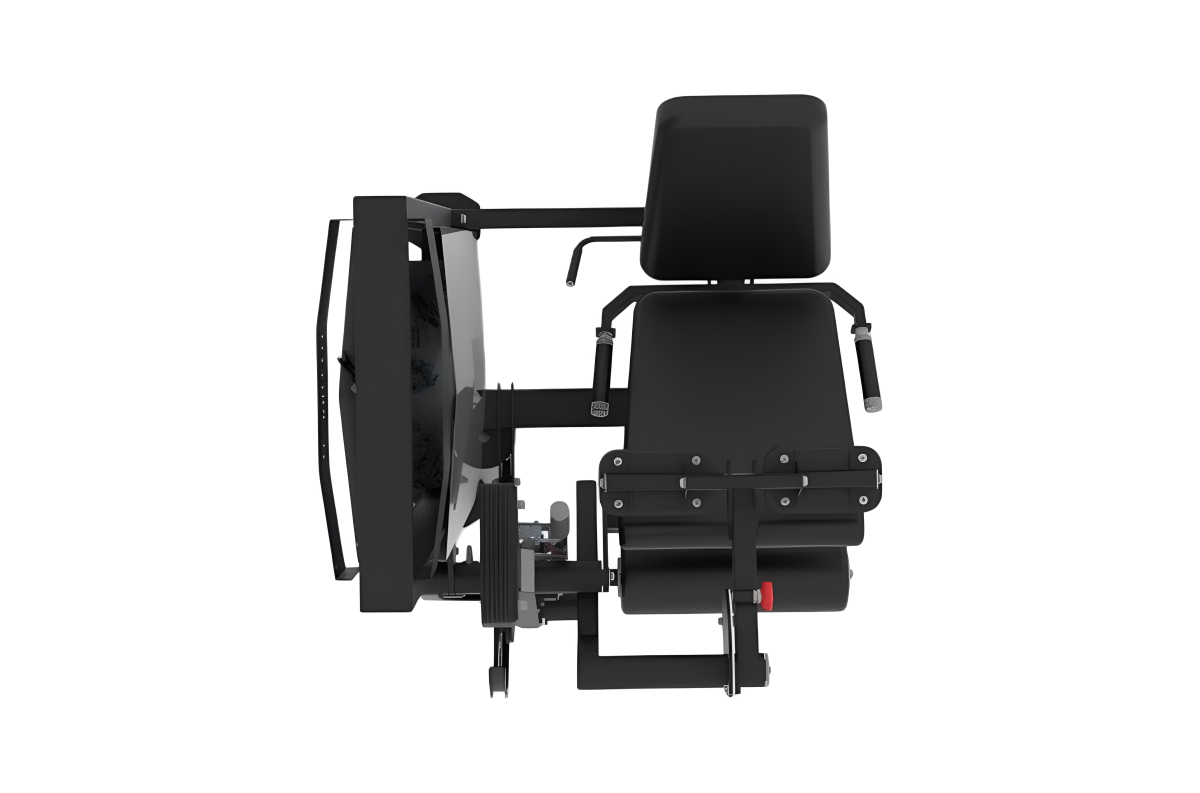 VB 312-01 Seated leg curl/leg extension machine with hip fixation