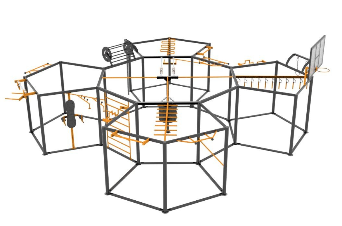 GW-12 Multifunctional Set with Basketball Backboard