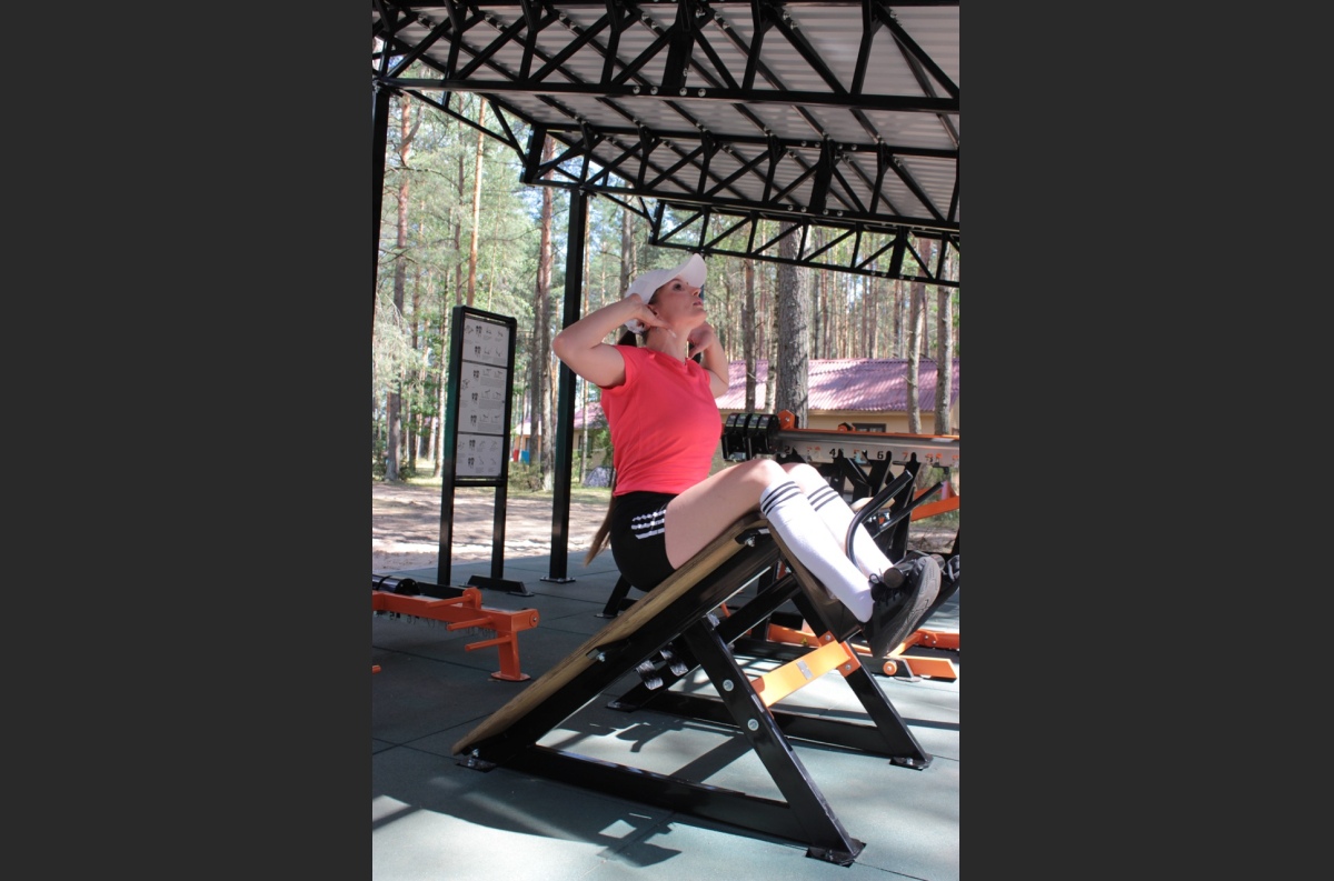 SG 605 Ab crunch easy bench / Back extension