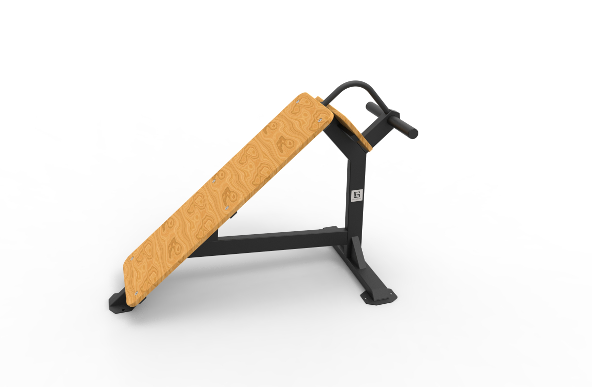 SG 617 Outdoor Exercise Equipment Incline Abdominal Bench