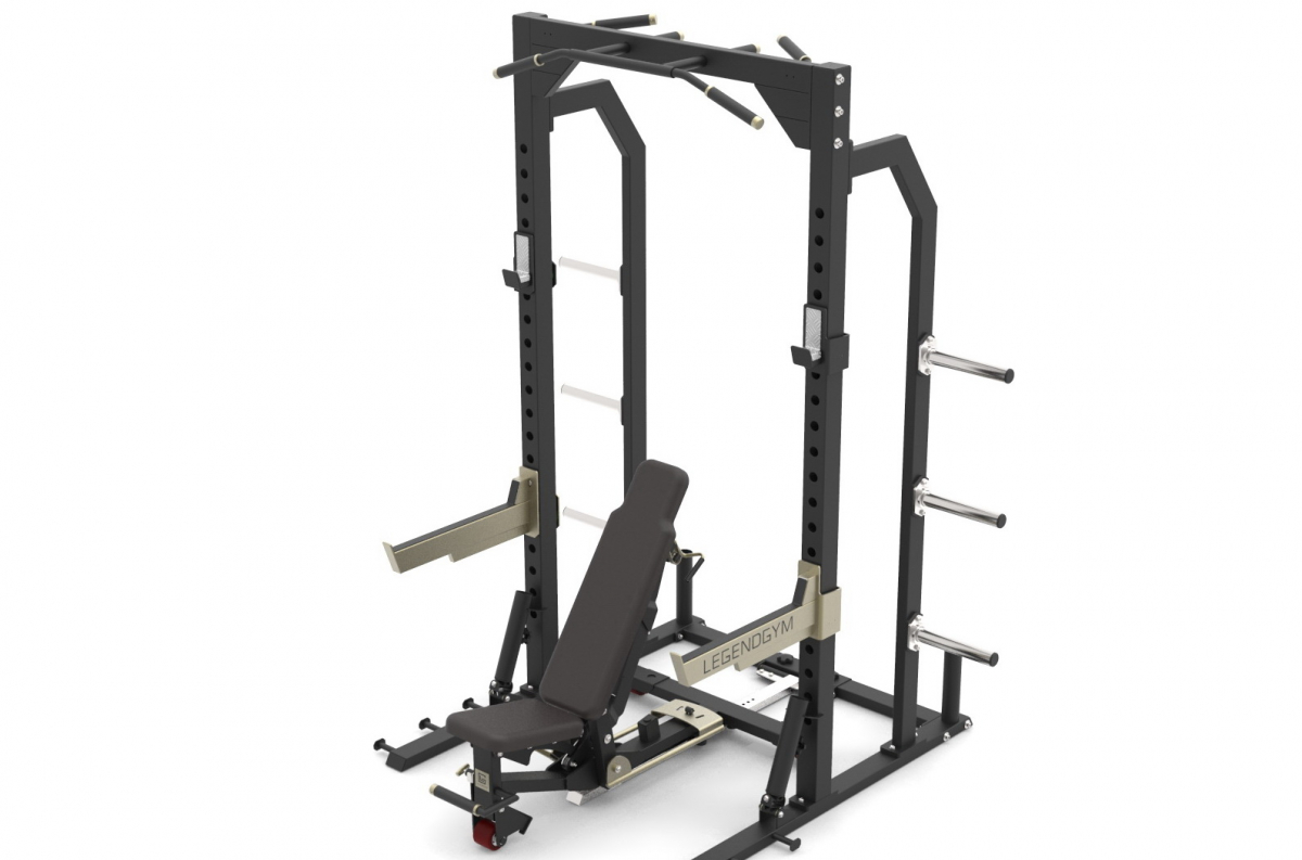 VB 226-01 Half rack with bench