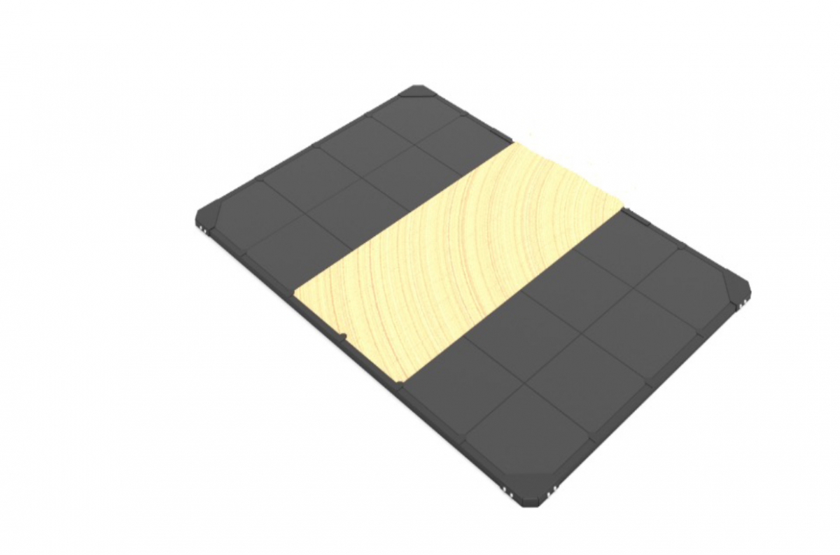 VB 228-01 Weightlifting platform 3mx2,6m with floor insert