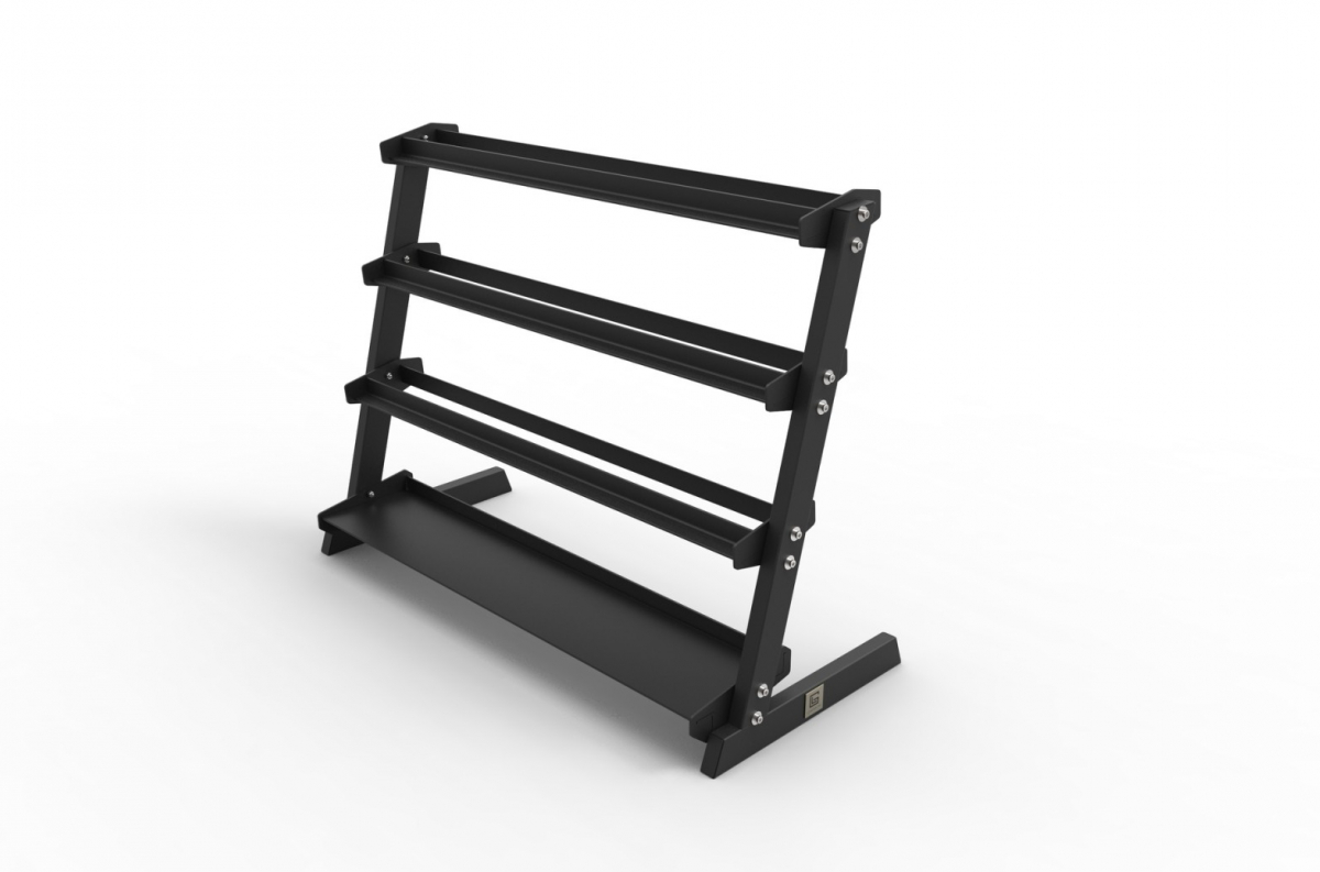 VB 224-18 4-levels horizontal rack for dumb and  kettlebells