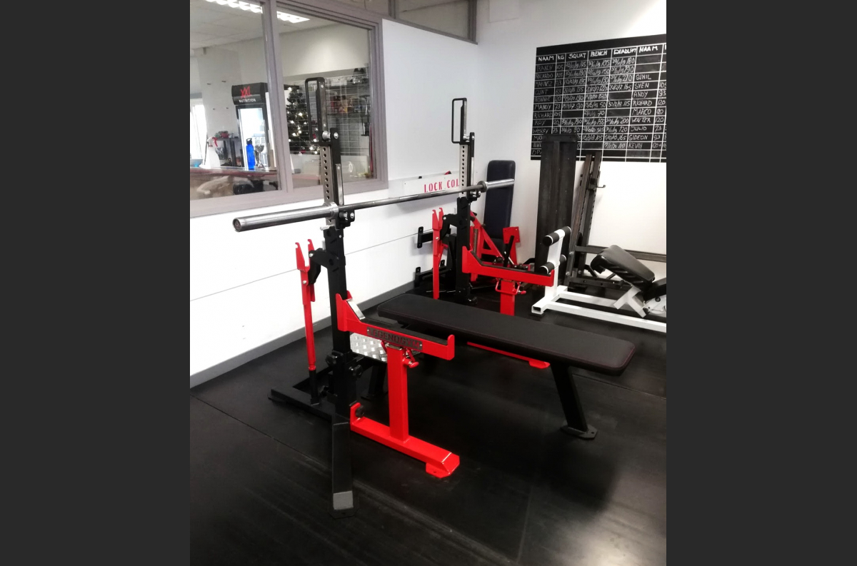 VB 291 Squat stand and bench for powerlifting