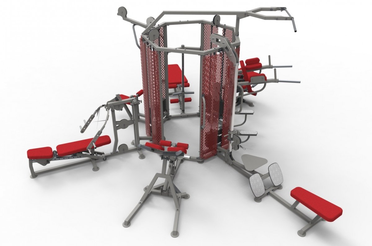 А400 Multifunctional childrens' sports exercising complex