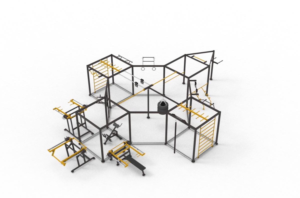 GW-9 Multifunctional workout platform from the manufacturer of indoor and outdoor sports