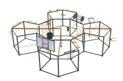 GW-12 Multifunctional Set with Basketball Backboard