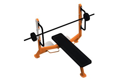 SGS 281-01 Bench press with 40 kg barbell