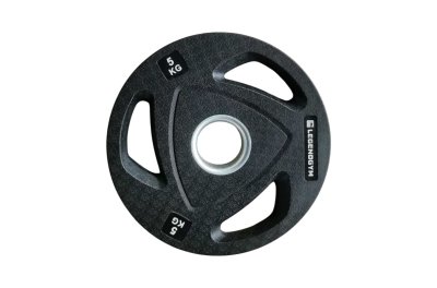 SP-0356 Rubber olympic disc with grey logo