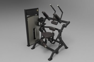 VB 318 Abdominal crunch (Seat 45° spin)