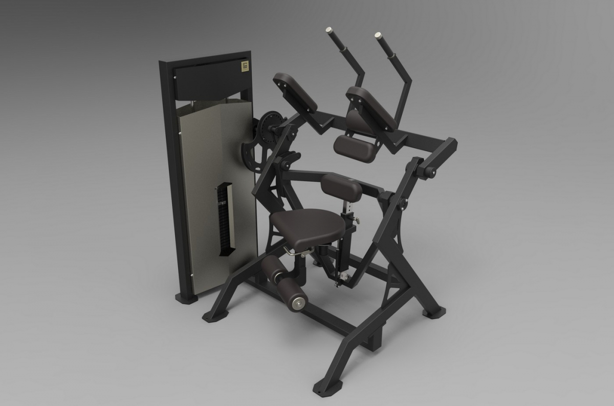 VB 318 Abdominal crunch (Seat 45° spin)