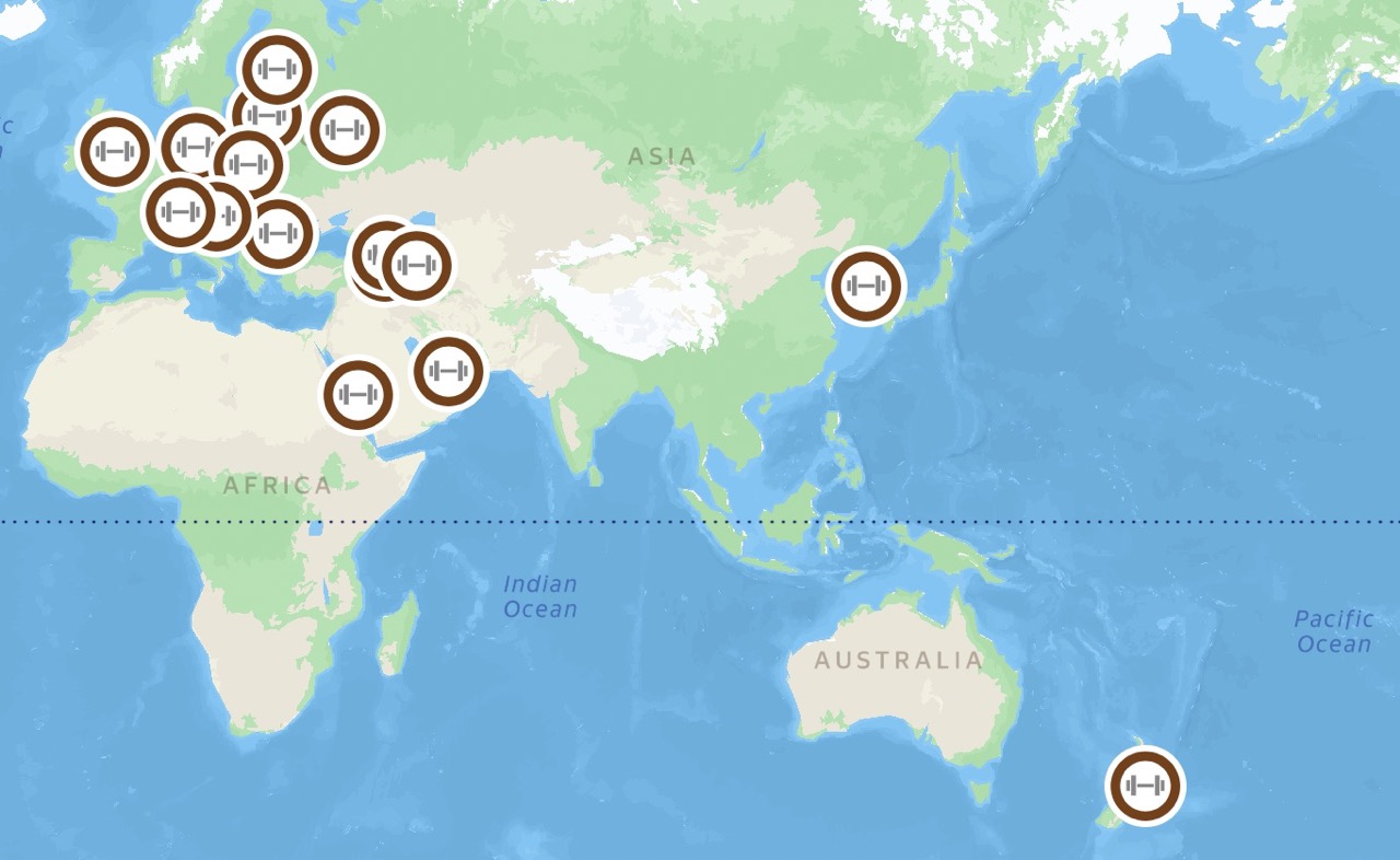Delivery map