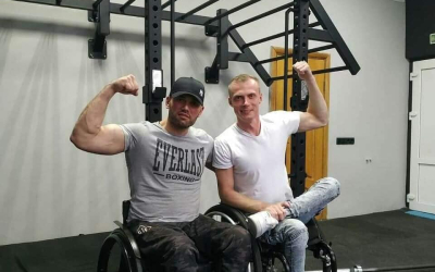 1-st time in Belarus! By individual order for an inclusive crossfit the LEGENDGYM team has successfully developed gym equipment in Lida!