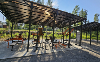LEGENDGYM Outdoor Fitness Area at Punkaharju Resort, Finland