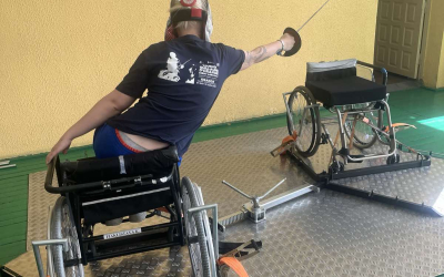 A fencing ramp by LEGENDGYM has been installed at the “Egalite” club